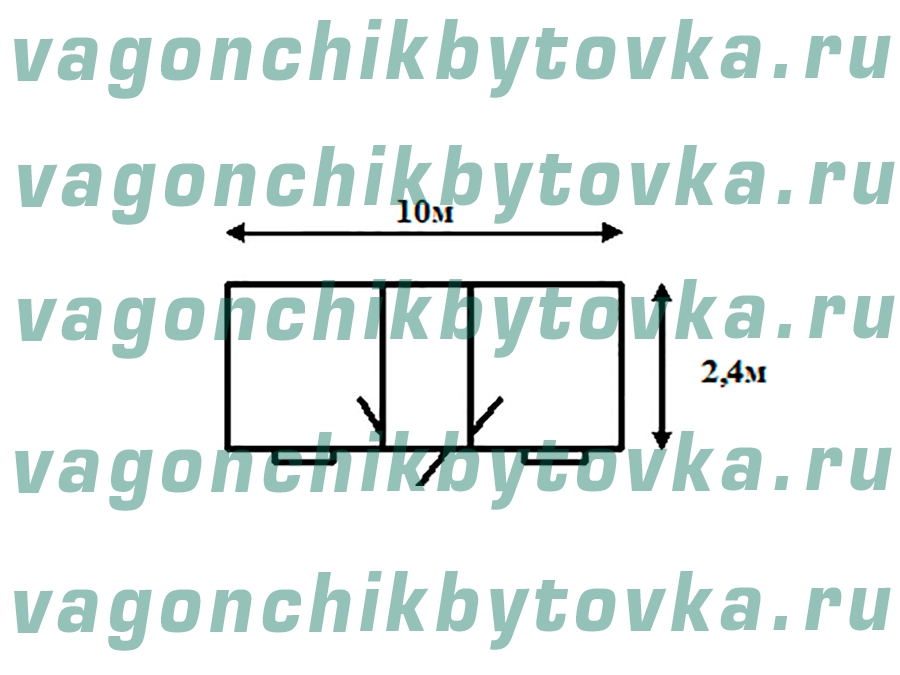 Вагончик офис 10м